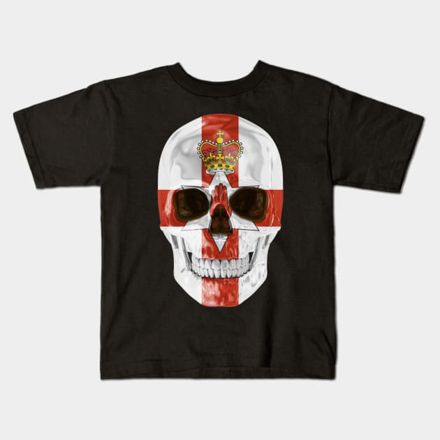 Northern Ireland Flag Skull - Gift for Irish With Roots From Northern Ireland Kids T-Shirt by Country Flags